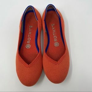 Rothy’s The Flat Round Toe in Persimmon Size 7